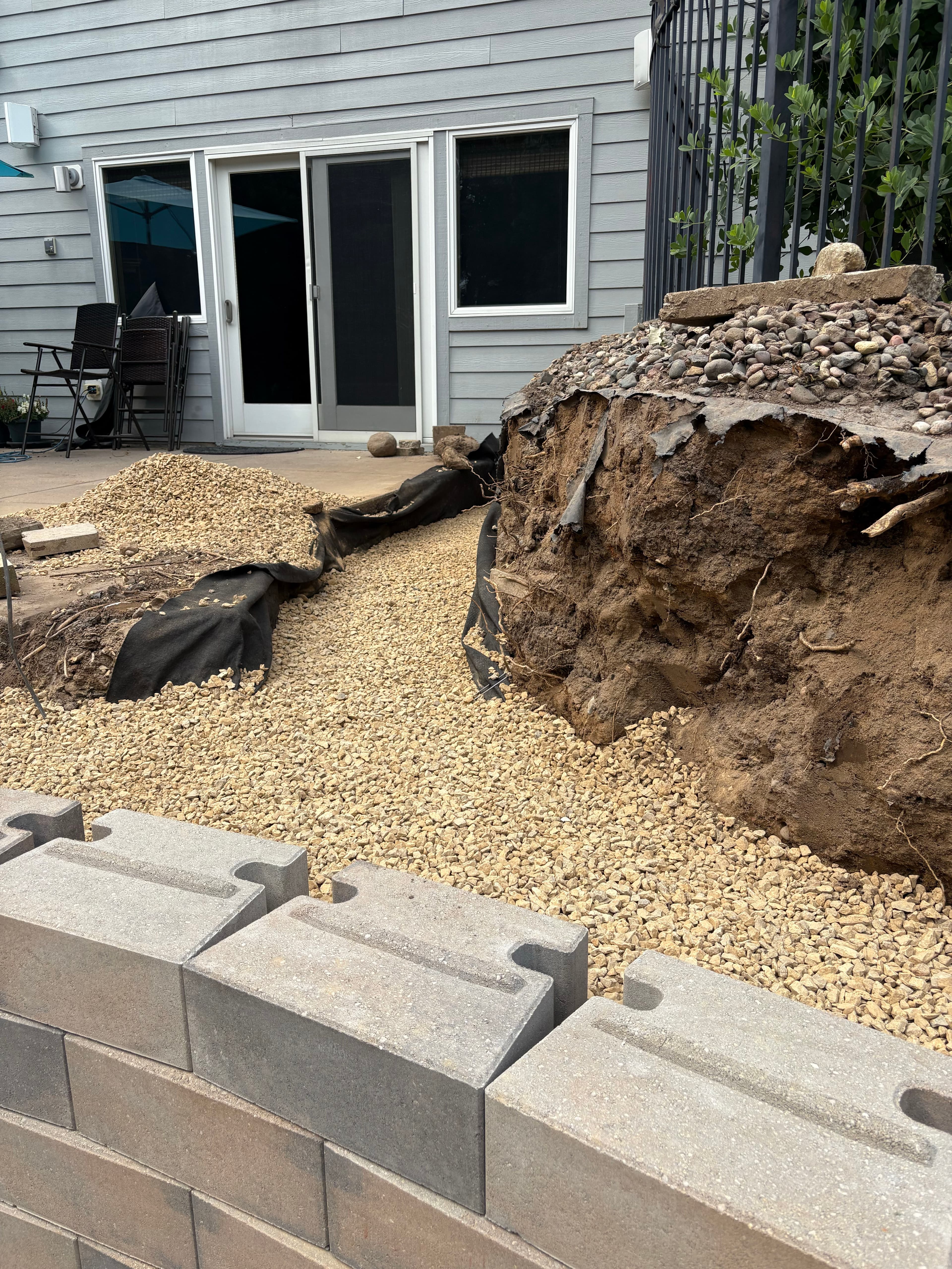 Project Retaining Wall Enhancement in Woodbury image