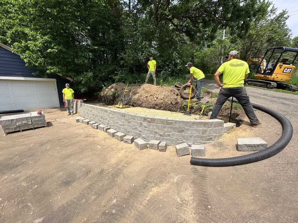 Project Retaining Wall Transformation in Woodbury MN image