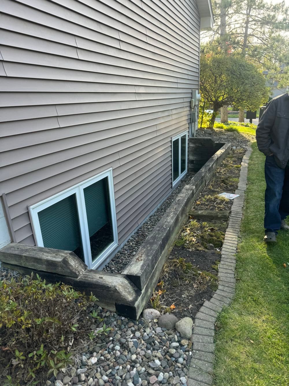 Gallery photos for Old Timber Retaining Wall Gets a Real Fix in Cottage Grove: Image #3