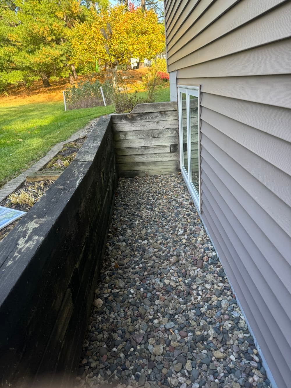 Gallery photos for Old Timber Retaining Wall Gets a Real Fix in Cottage Grove: Image #4