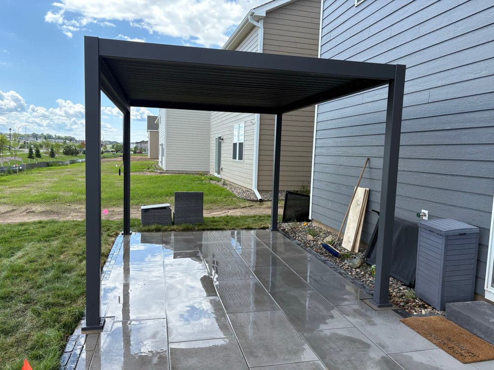 Gallery photos for Paver Patio and Pergola Build in Lakeville, MN: Image #1