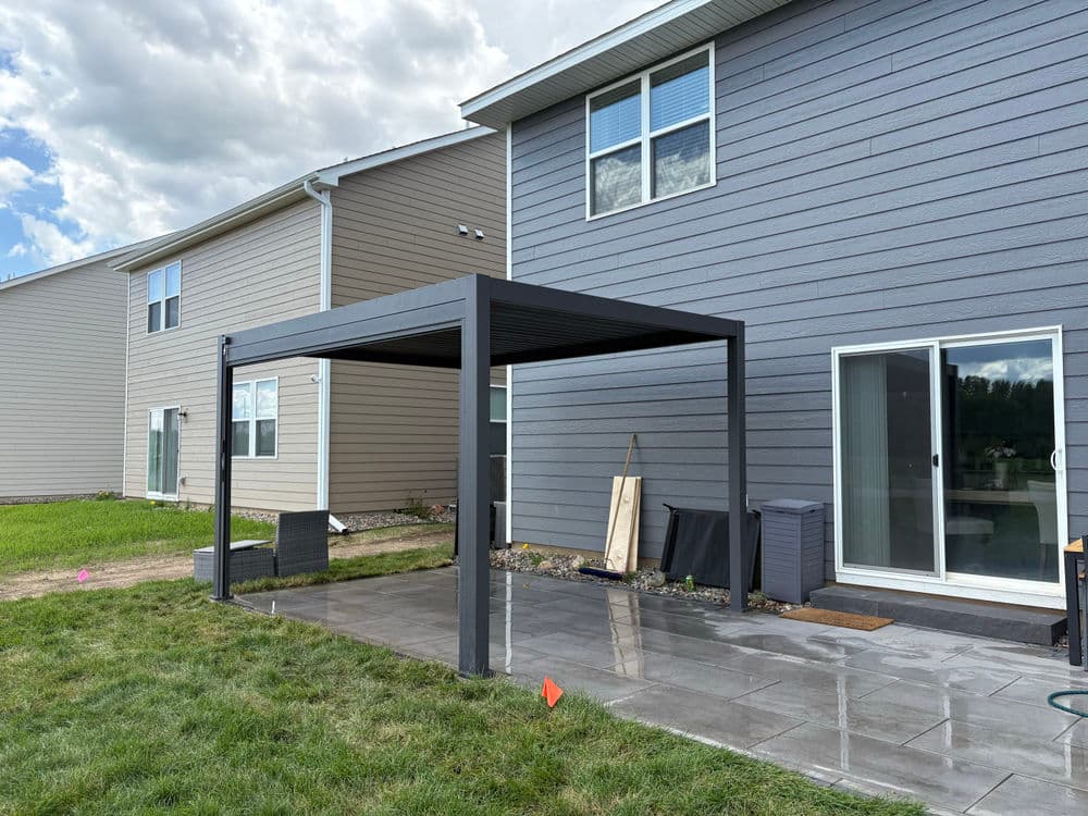 Paver Patio and Pergola Build in Lakeville, MN image