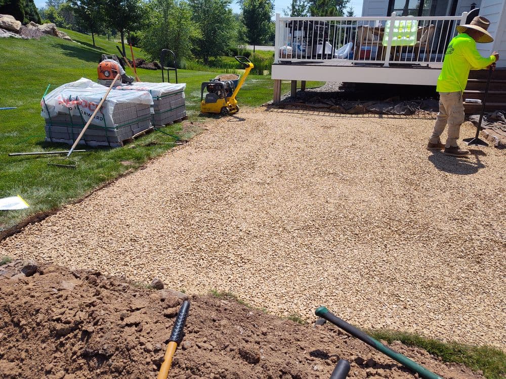 Gallery photos for Unilock Beacon Hill Paver Patio Install in Newport MN: Image #2
