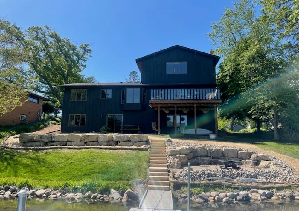 Project Boulder Retaining Walls on a Minnesota Lake Property image