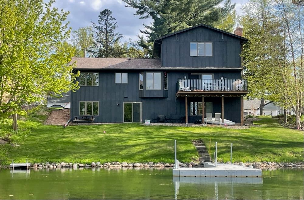 Gallery photos for Boulder Retaining Walls on a Minnesota Lake Property: Image #3