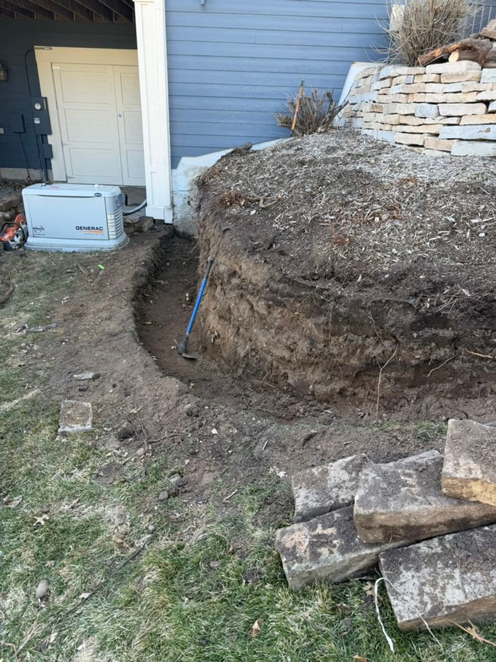 Gallery photos for Retaining Wall Rebuild in Hudson WI: Image #2