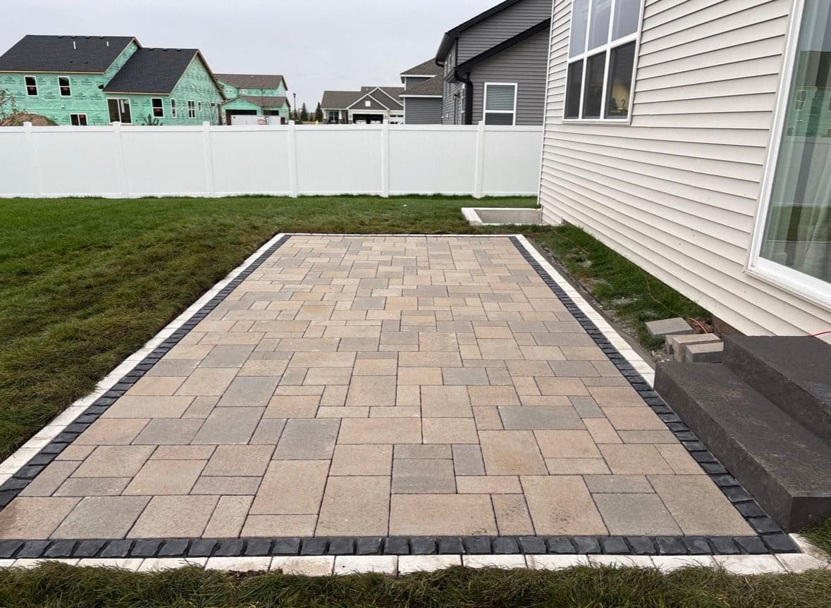 New Paver Patio Installation in Cottage Grove image