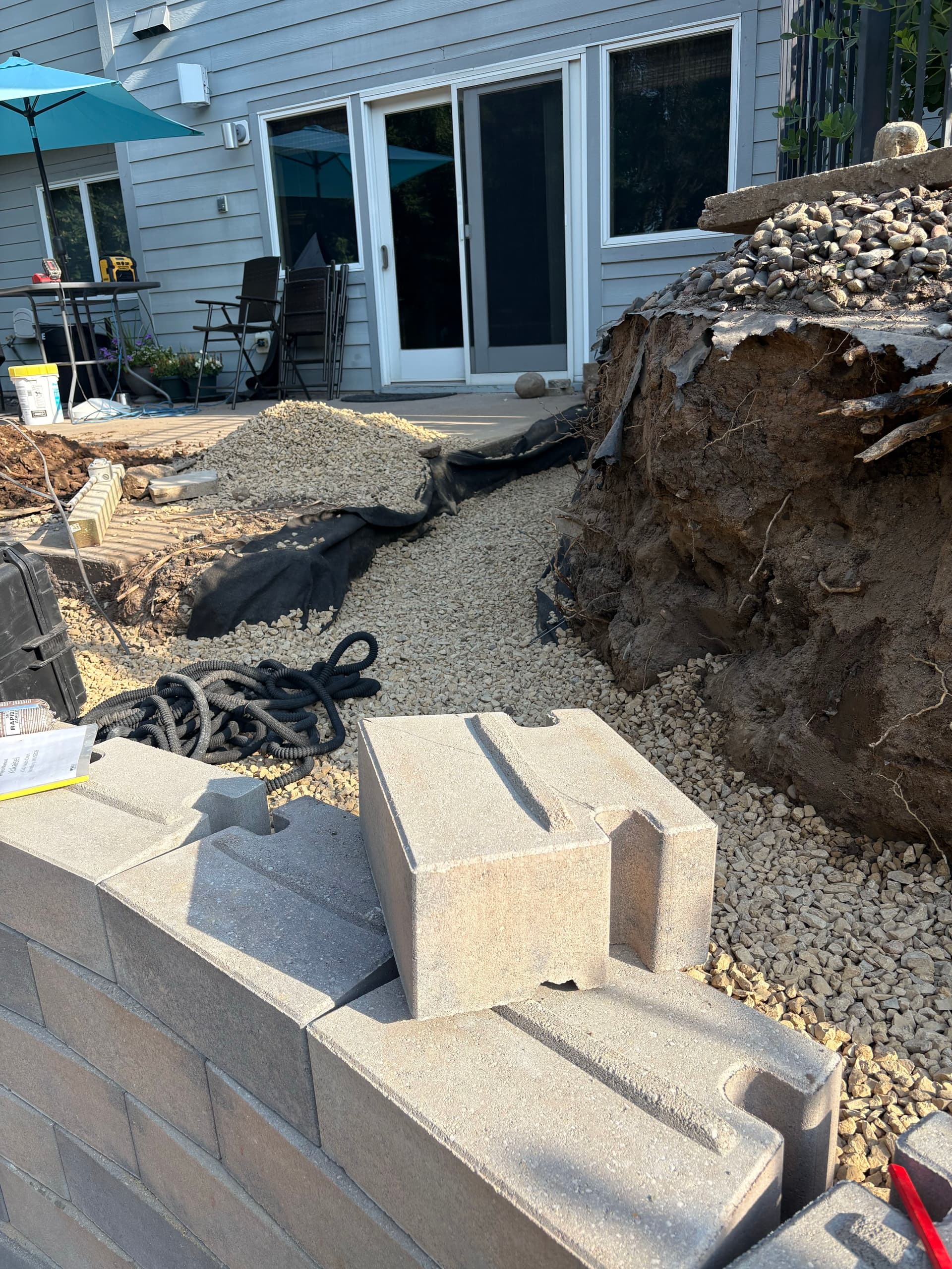 Gallery photos for Retaining Wall Enhancement in Woodbury: Image #2