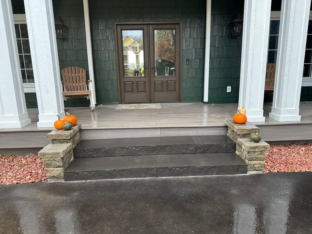 Gallery photos for New Home Build with Retaining Walls and Landscaping in Mahtomedi MN: Image #5