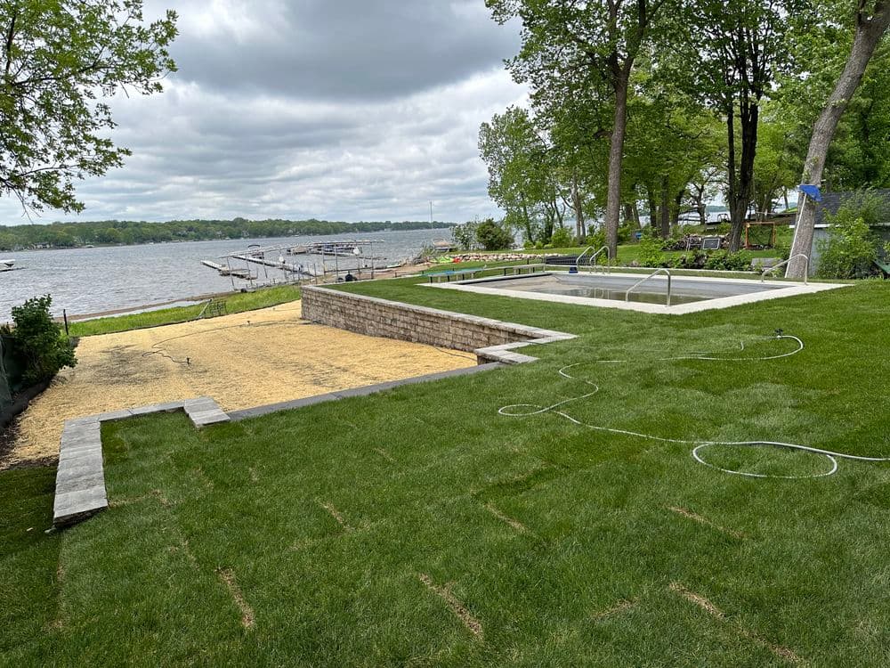 Gallery photos for New Home Build with Retaining Walls and Landscaping in Mahtomedi MN: Image #1