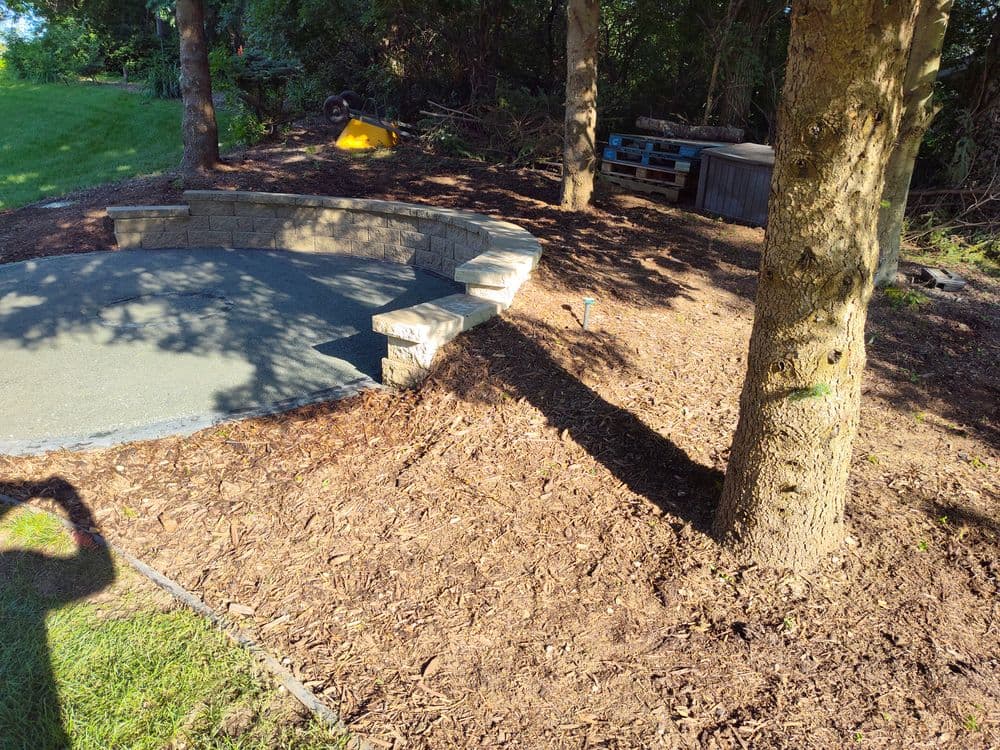 Gallery photos for Back Yard Fire Pit in Eagan: Image #1