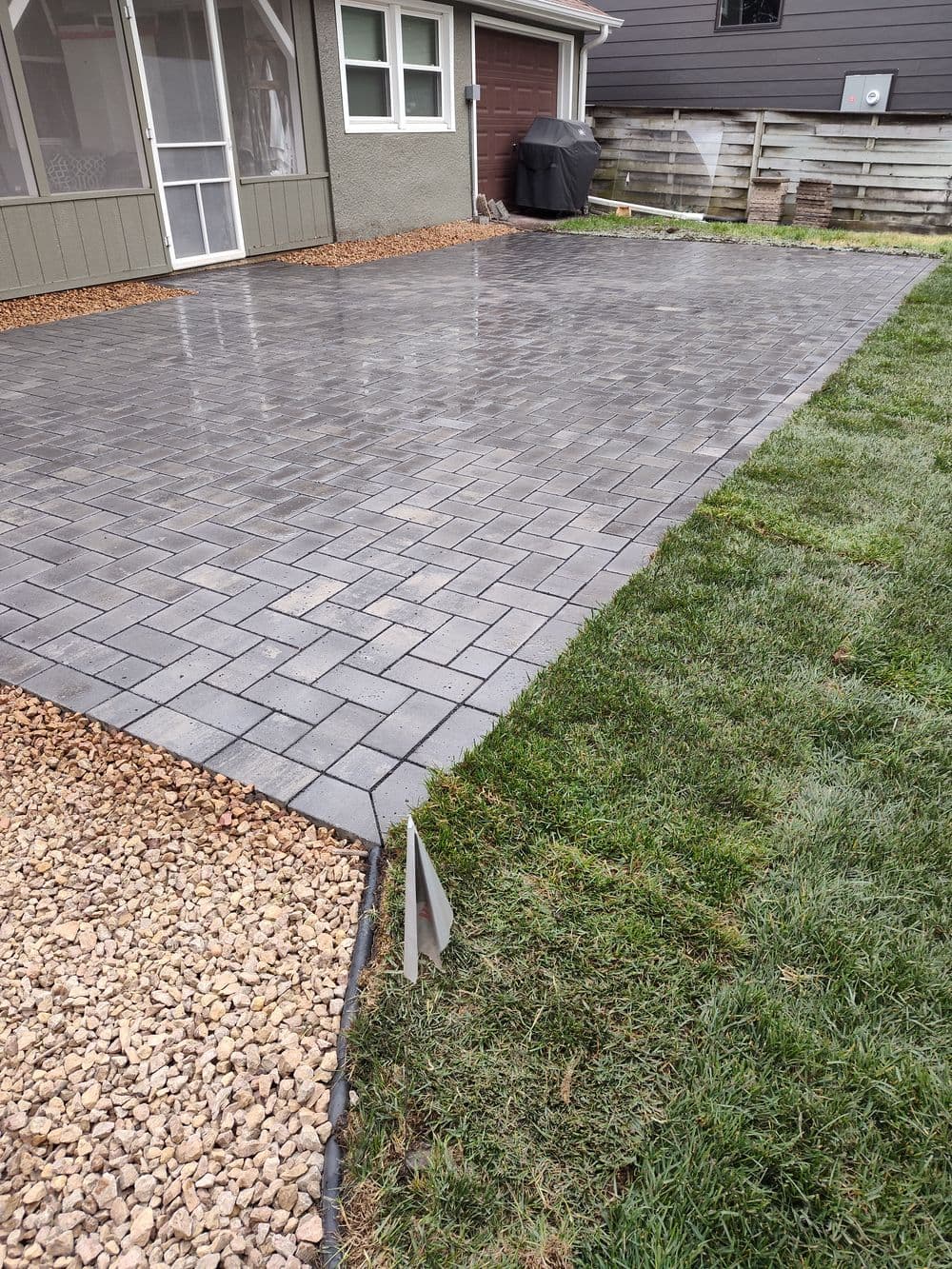 Permeable Paver Patio Build in White Bear Lake image