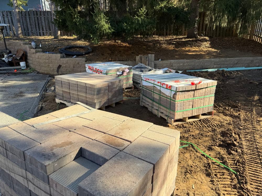 Gallery photos for Backyard Paver Patio Build in Woodbury: Image #2